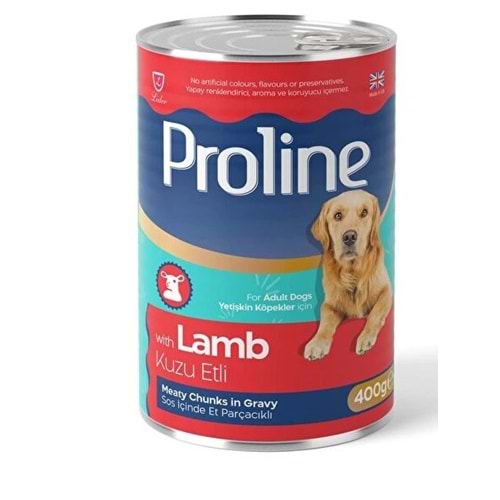Proline Sos İçinde Et Parçacıklı Kuzu Etli Yetişkin Köpek Maması 400 G